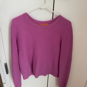 Guest in Residence Pink Cashmere Sweater